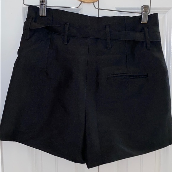 Black High Waist Shorts - Picture 3 of 3
